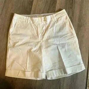 J Jill live in chino size 6 coastal preppy nautical classic quiet luxury tennis